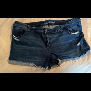 WOMENS PLUS denim shorts
